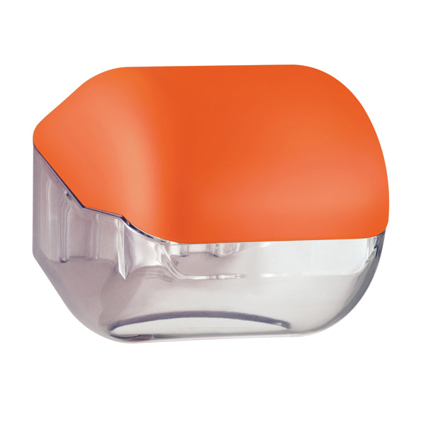 MAR PLAST - A61900AR - Dispenser Soft Touch di carta igienica - 15x4,8x14 cm - plastica - arancio - Mar Plast