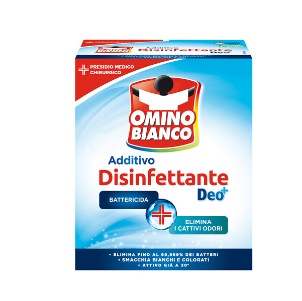 OMINO BIANCO - M92341 - Additivo Omino Bianco disinfettante per tessuti - 450 gr - Omino Bianco