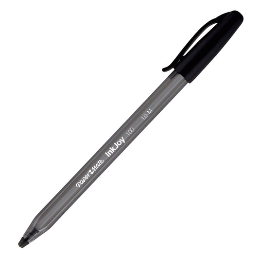 PAPERMATE - S0957120 - Penna a sfera con cappuccio Inkjoy 100  - punta 1,0mm - nero - Papermate