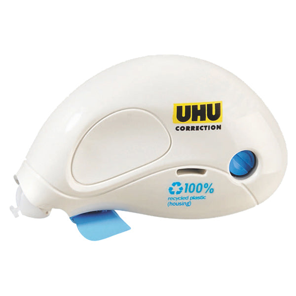 UHU - 63477 - Correttore a nastro Compact Mini - 5mm x 6mt - 80 plastica riciclata - Uhu