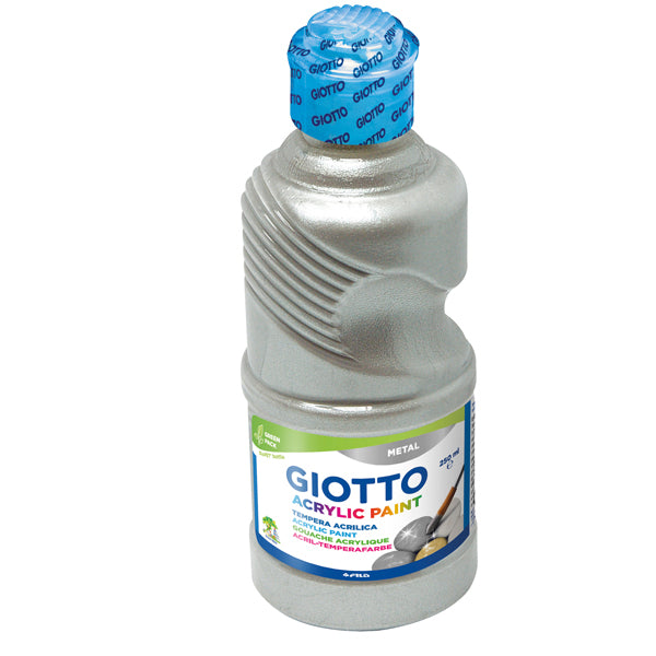 GIOTTO - 53390000 - Tempera pronta acrilica - 250ml - argento - Giotto