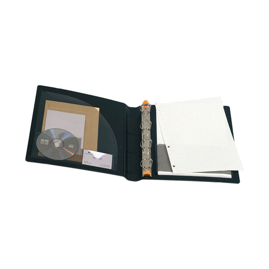 EXACOMPTA - 51234E - Raccoglitore Exabinder Exactive  - 4 anelli a D 30 mm - 29,7x24,2 cm - PPL - nero - Exacompta