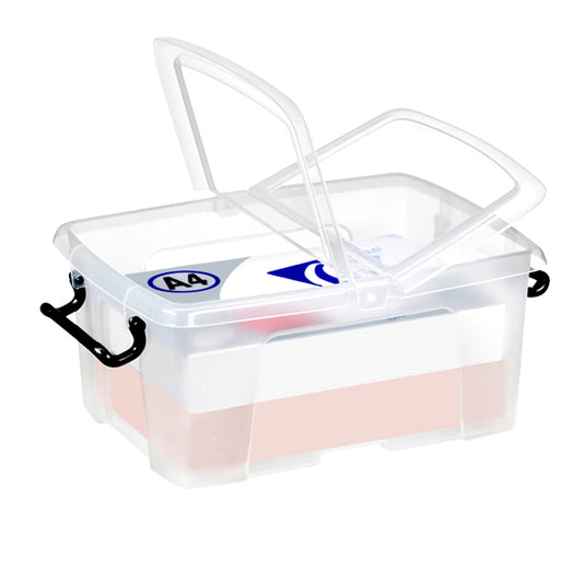 CEP - 2006710110 - Contenitore multiuso con coperchio - 38,5x29,5x17,5 cm - 12 L - PPL - trasparente - Strata