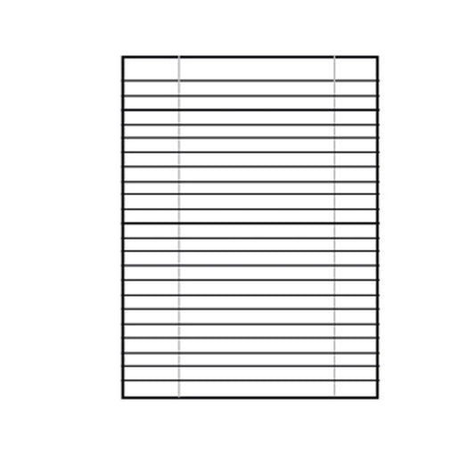 SABACART - 64221297801 - Carta uso bollo - A4 - 80 gr - 1 rigo - c-margine - bianco - Sabacart - conf. 500 fogli