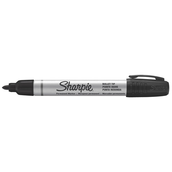SHARPIE - S0945720 - Marcatore permanente Small Metal barrel - punta tonda 1,0mm - nero - Sharpie