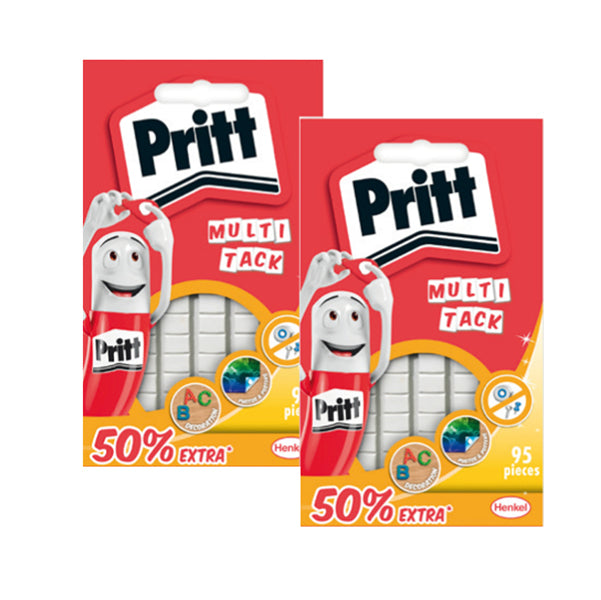 PRITT - 2679462 - Gommini adesivi Multi-Tack - riutilizzabili - bianco - Pritt - conf. 95 pezzi