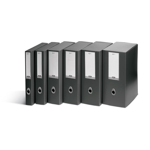 FELLOWES - 1007401 - Scatola progetto Plus Vip - 34,5x24,5 cm -  dorso 12 cm - grigio antracite - Fellowes