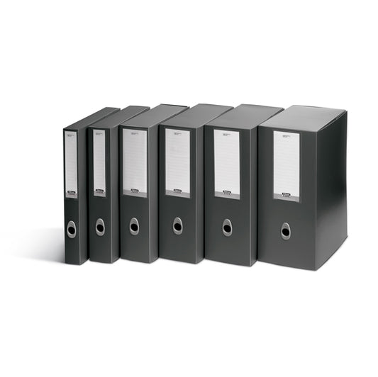 FELLOWES - 1007501 - Scatola progetto Plus Vip - 34,5x24,5 cm - dorso 15 cm - grigio antracite - Fellowes