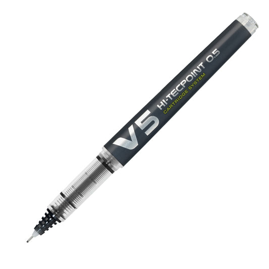 PILOT - 040325 - Roller Hi Tecpointt V5 ricaricabile Begreen con cappuccio - punta 0,50mm - nero  - Pilot