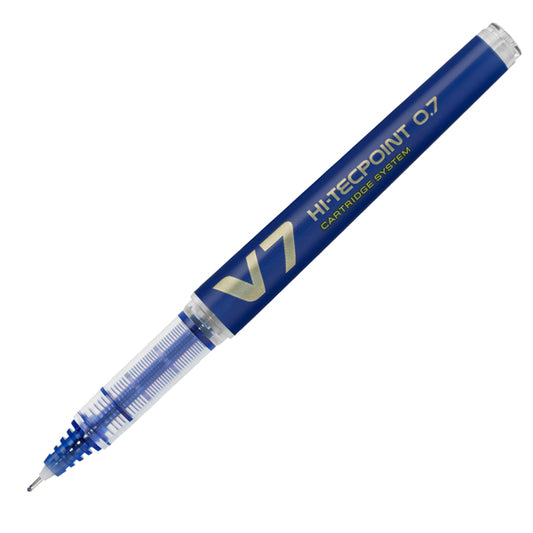 PILOT - 040346 - Roller Hi Tecpoint V7 ricaricabile Begreen con cappuccio - punta 0,70mm - blu  - Pilot
