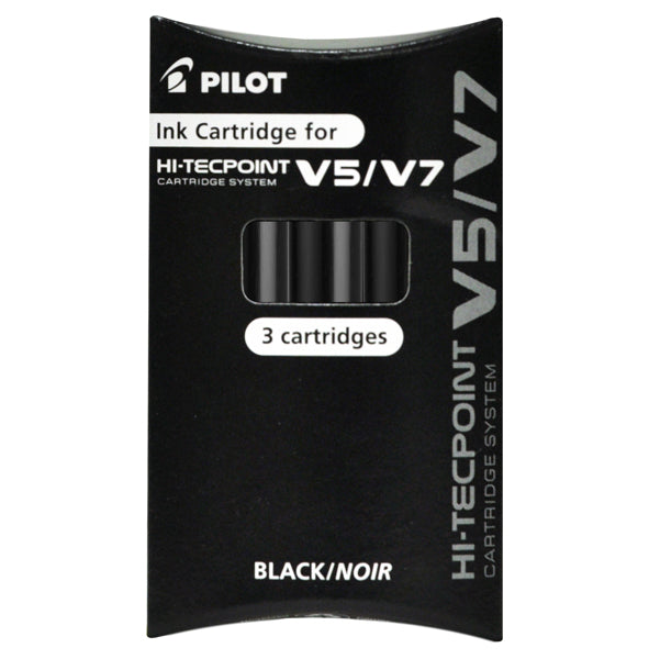 PILOT - 040335 - Refill Hi Tecpoint V5-V7 ricaricabile begreen - nero - Pilot - conf. 3 pezzi