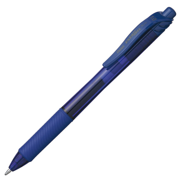 PENTEL - BL110-CX - Roller a scatto Energel X Click BL110  - punta 1,0mm - blu - Pentel