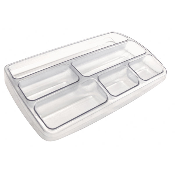 ARDA - TR3110CR - Vaschetta portacancelleria - 25,3x3,4x15,7 cm - trasparente neutro - Arda