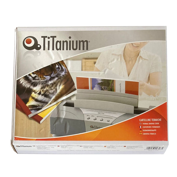 TITANIUM - CART.TERM 3W - Cartelline termiche Grain - 3 mm - bianco - Titanium - scatola 50 pezzi
