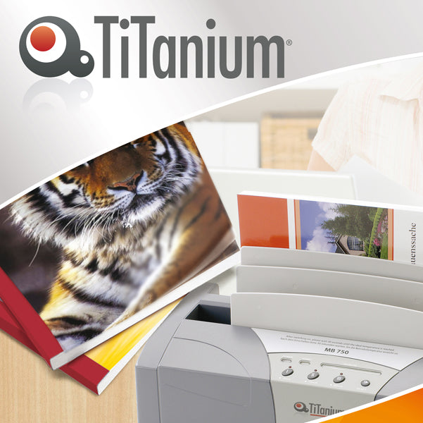 TITANIUM - CART.TERM 15W - Cartelline termiche Grain - 15 mm - bianco - Titanium - scatola 50 pezzi