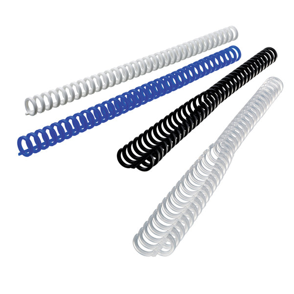 IBICO - 387302E - Dorsi ClickBind per rilegatura - 8 mm - ghiaccio - Ibico - scatola 50 pezzi
