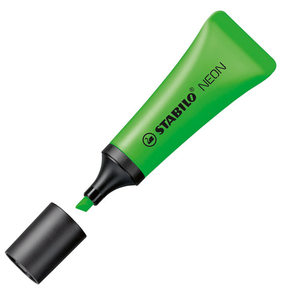 STABILO - 72-33 - Evidenziatore stabilo Neon - punta a scalpello - tratto da 2,0-5,0mm - colore verde - Stabilo