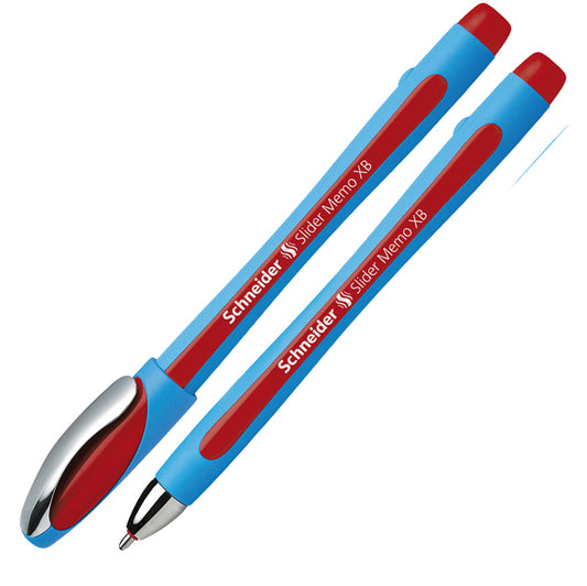 SCHNEIDER - P150202 - Penna a sfera Slider Memo  - punta XB - rosso - Schneider