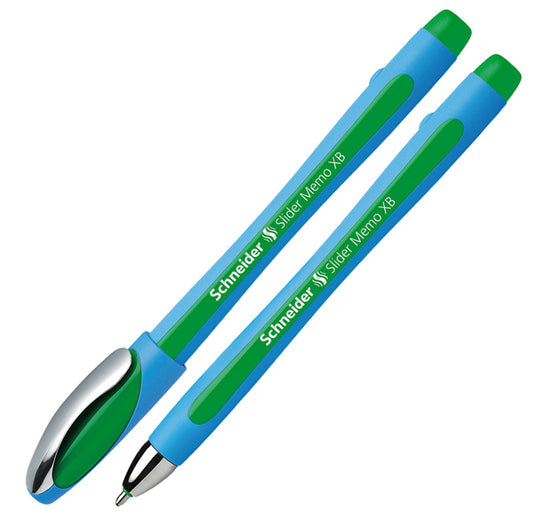 SCHNEIDER - P150204 - Penna a sfera Slider Memo  - punta XB - verde - Schneider