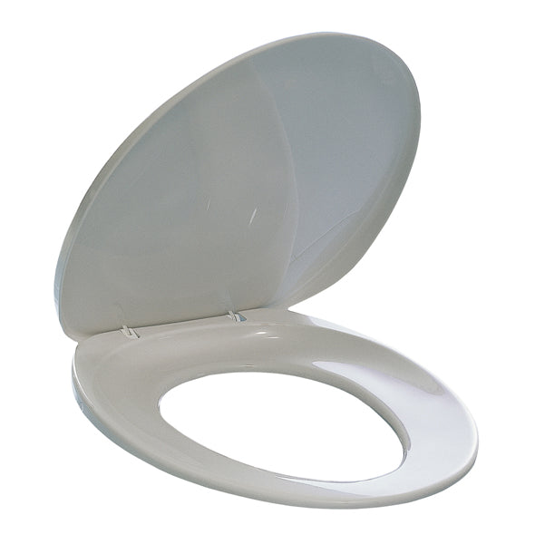 DURABLE - 1809654011 - Sedile per WC - universale - PPL - distanza fori da 8,5 a 17,5 cm - bianco - Durable