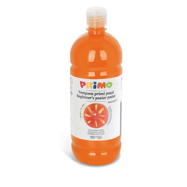 PRIMO - MOROCOLOR - 204BR1000250 - Tempera pronta Primi Passi - 1 L - arancione - Primo