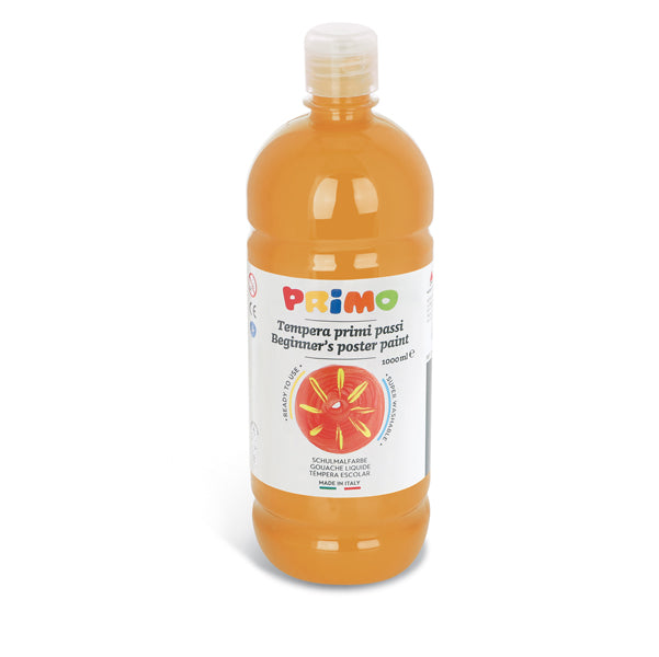 PRIMO - MOROCOLOR - 204BR1000270 - Tempera pronta Primi Passi - 1 L - giallo ocra - Primo