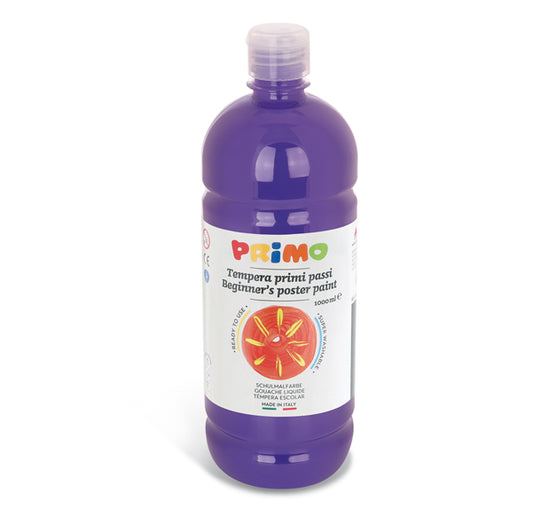 PRIMO - MOROCOLOR - 204BR1000400 - Tempera pronta Primi Passi - 1 L - viola - Primo