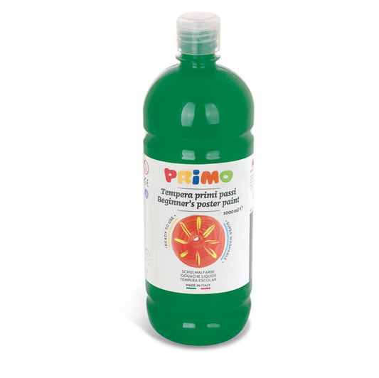 PRIMO - MOROCOLOR - 204BR1000630 - Tempera pronta Primi Passi - 1 L - verde scuro - Primo