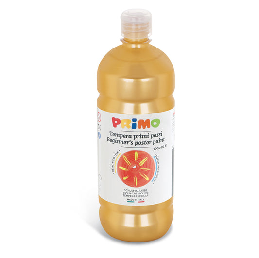 PRIMO - MOROCOLOR - 204BR1000920 - Tempera pronta Primi Passi - 1 L - oro - Primo