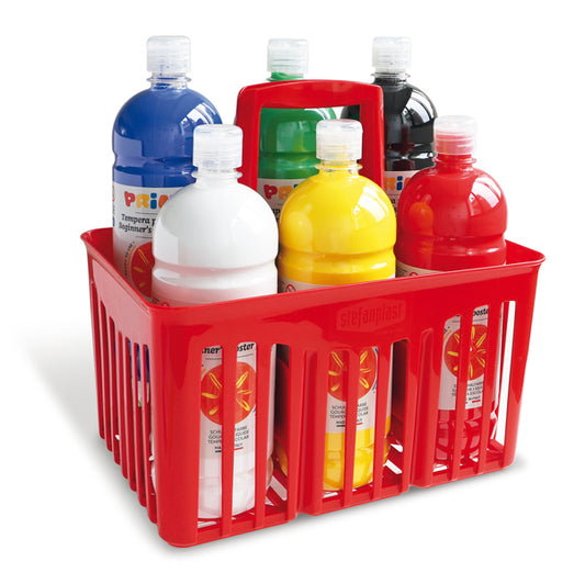 PRIMO - MOROCOLOR - 210BR6 - Tempera pronta Primi Passi - 1 L - colori assortiti - Primo - conf. 6 pezzi