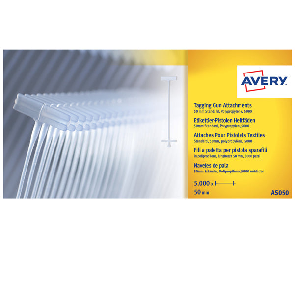 AVERY - AS050 - Fili standard per sparafili - 5 cm - Avery - conf. 5000 pezzi