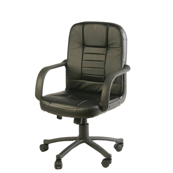 SERENA GROUP - HC4418 - Poltrona direzionale Detroit HC4418M - con ruote e braccioli -  nero - Serena Group