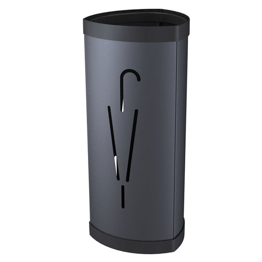 ALBA - PMTRIA2-N - Portaombrelli - diametro 26 cm - H 60 cm - metallo - nero - Alba