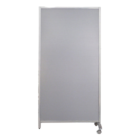 SERENA GROUP - WAL804017G - Paretina divisoria - 80 x 40 x 170 cm - policarbonato-acciaio - grigio chiaro - Serena Group