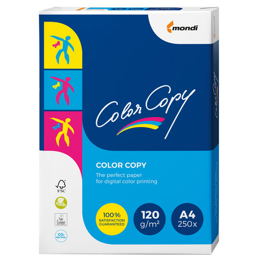 MONDI - 6331 - Carta Color Copy - A4 - 120 gr - bianco - Mondi - conf. 250 fogli