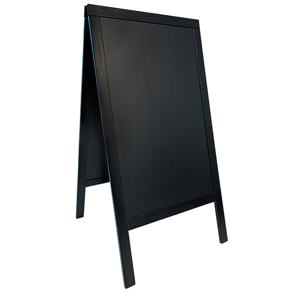 SECURIT - SBS-BL-120 - Lavagna Sandwich - cavalletto nero - 69 x 125 cm - Securit
