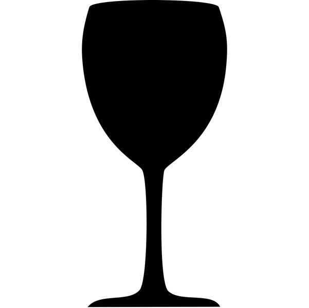 SECURIT - FB-GLAS - Lavagna da parete Silhouette - 50 x 23 cm - forma bicchiere - nero - Securit