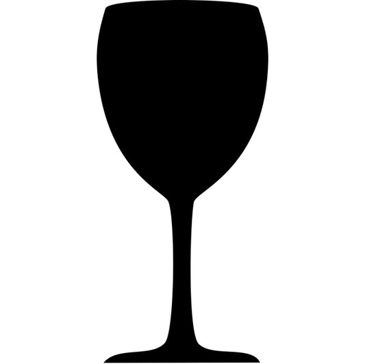 SECURIT - FB-GLAS - Lavagna da parete Silhouette - 50 x 23 cm - forma bicchiere - nero - Securit