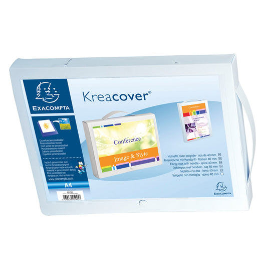 EXACOMPTA - 5925E - Valigetta Kreacover PPL personalizzabile - 24 x 32 cm - dorso 4 cm - Exacompta