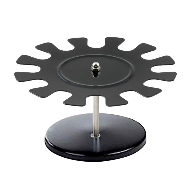 TURIKAN - 7203 - Portatimbri circolare - 12 posti - nero - metallo - Koala