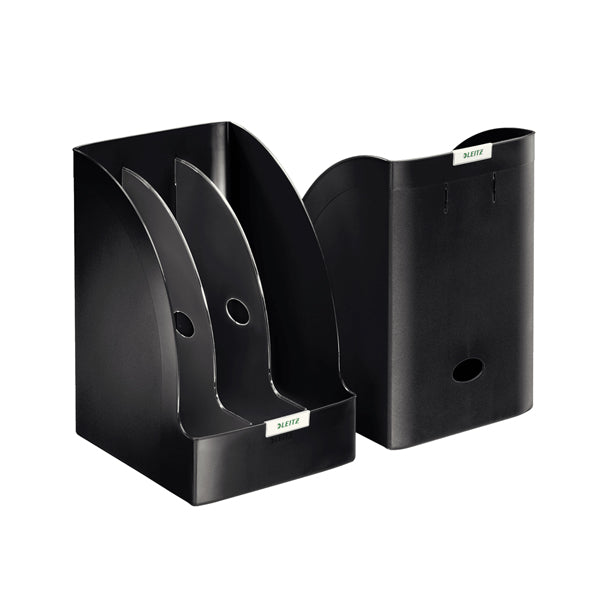 LEITZ - 52390095 - Portariviste Leitz Plus Jumbo - 24 x 31 x 21 cm - nero - Leitz