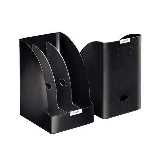 LEITZ - 52390095 - Portariviste Leitz Plus Jumbo - 24 x 31 x 21 cm - nero - Leitz