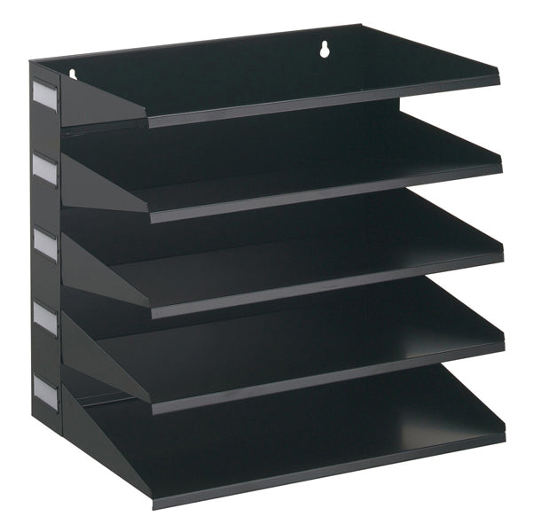 DURABLE - 3360-01 - Portadocumenti Sorter Rack - 33 x 36 x 25 cm - 5 scomparti - nero - Durable
