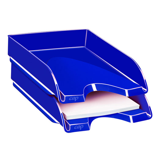 CEP - 1002000351 - Vaschetta portacorrispondenza CepPro Gloss - 34,8 x 25,7 x 6,6 cm - blu oceano - Cep