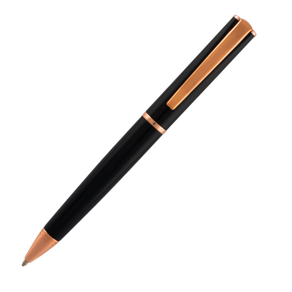 MONTEVERDE - J029865 - Penna a sfera Linea Impressa - punta M - nero-rosegold - Monteverde