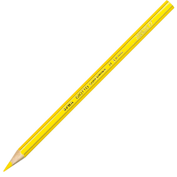 GIOTTO - 239051 - Pastello Supermina - mina 3,8 mm - giallo fluo 51 - Giotto