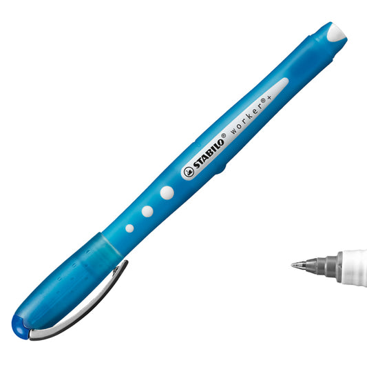 STABILO - 2019-41 - Roller con cappuccio Worker Colorful - punta 0,5mm - blu  - Stabilo