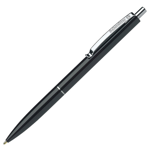 SCHNEIDER - P003081 - Penna a sfera a scatto K15  - punta media - nero - Schneider
