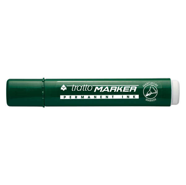 TRATTO - 841104 - Marcatore permanente Marker - punta tonda - tratto 2,50mm - verde - Tratto