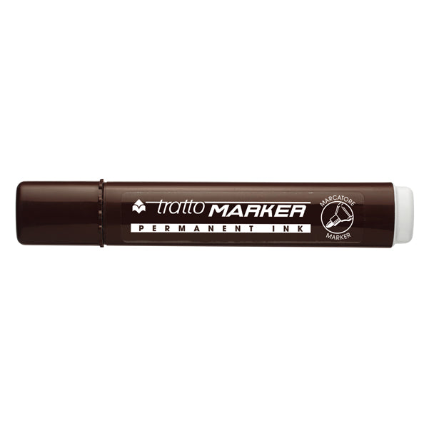 TRATTO - 841106 - Marcatore permanente Marker - punta tonda - tratto 2,50mm - marrone - Tratto